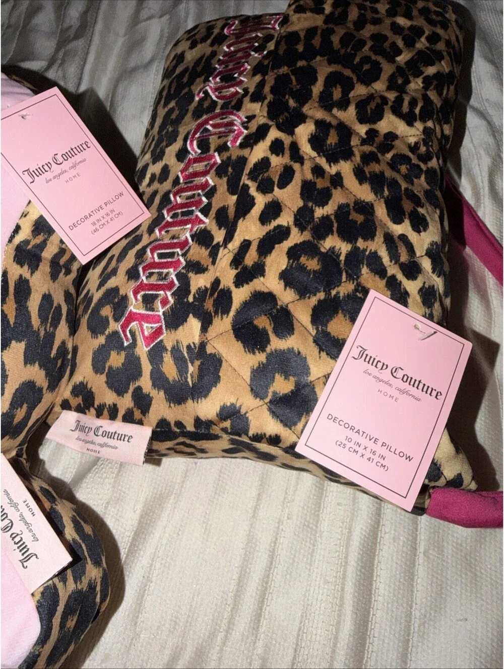 Juicy Couture home pillows (pick one)